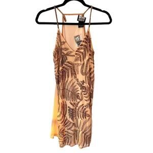 Angie Beaded Blush Flapper Style Dress NWT SZ S​​​​